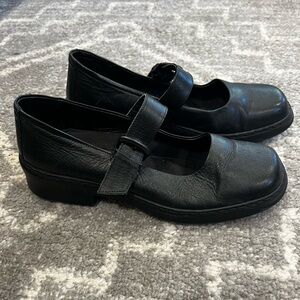 🎁 JOSEF SEIBEL Black Mary Jane Shoes Sz 43